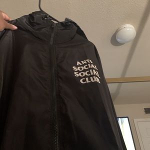 Anti social social club windbreaker